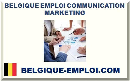 BELGIQUE EMPLOI COMMUNICATION MARKETING